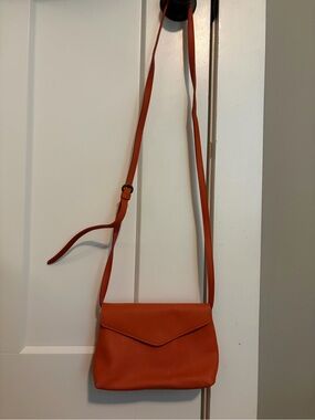 Orange Crossbody Envelope Bag - Women